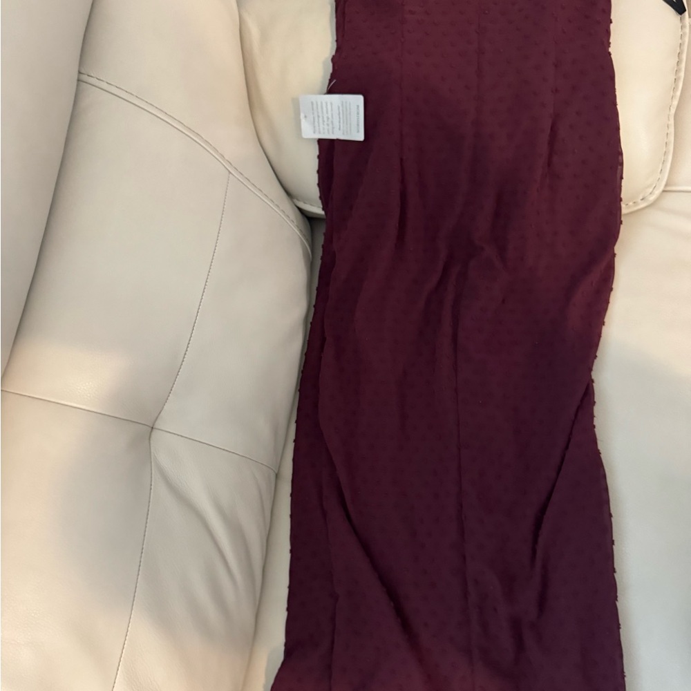 Katie May Deep Burgundy Textured Fabric